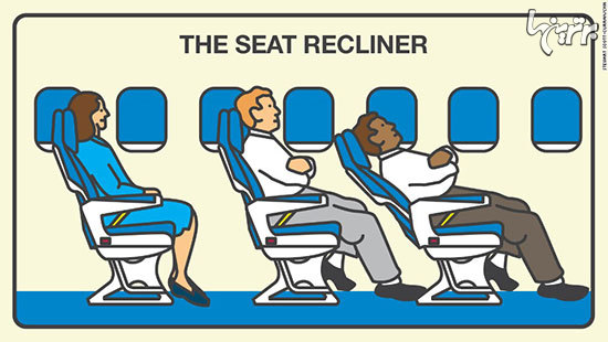 روی اعصاب ترین رفتار مسافران در هواپیما