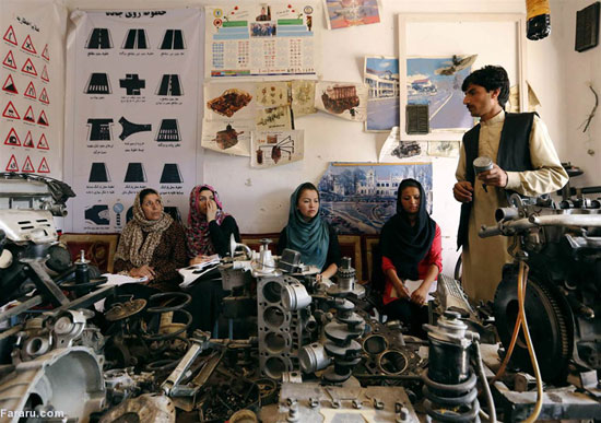 عکس: آموزش رانندگی بانوان در کابل