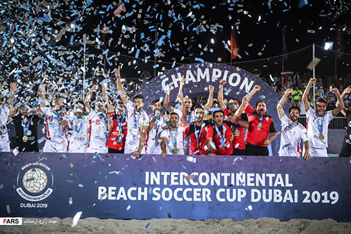 قهرمانی تیم ملی فوتبال ساحلی در جام بین قاره‌ای