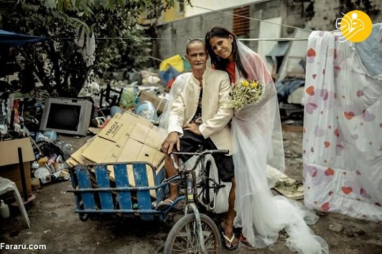 جشن عروسی زوج بی‌خانمان پس از ۲۴سال