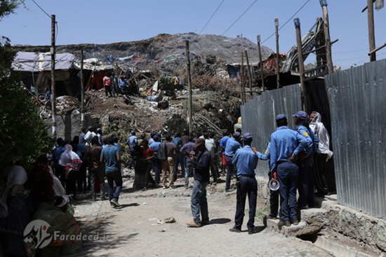 دفن 46 نفر زیر آوار زباله‌ در اتیوپی