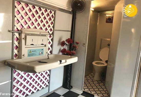 تبدیل اتوبوس به توالت زنان!