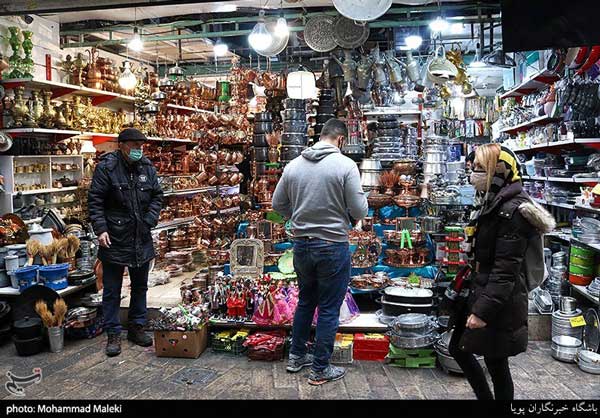 تصاویر؛ حال و هوای تهران در آستانه نوروز ۱۴۰۰