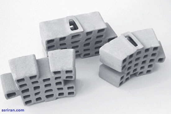 ساختمان سازی با آجرهای چاپ 3 بعدی