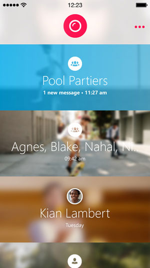دانلود برنامه Skype Qik برای iOS