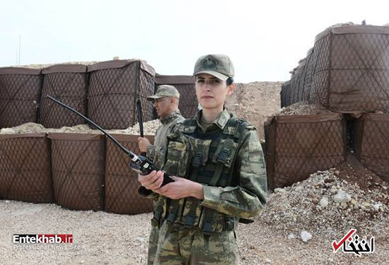 افسران زن ارتش ترکیه در عفرین