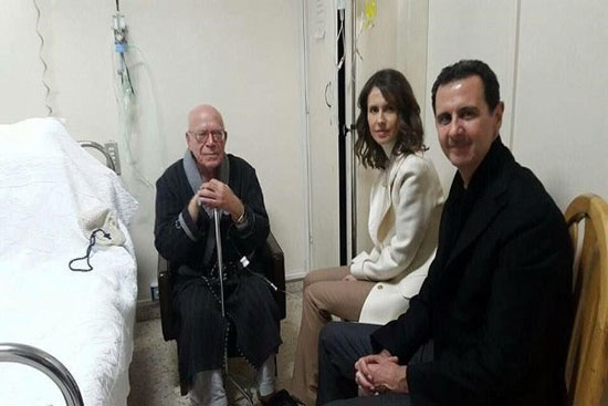 دیدار شبانه اسد و همسرش با پدر «الیاس»
