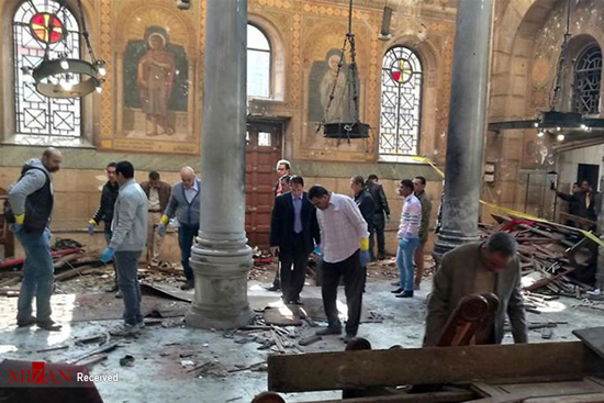 انفجار در کلیسایی در مصر