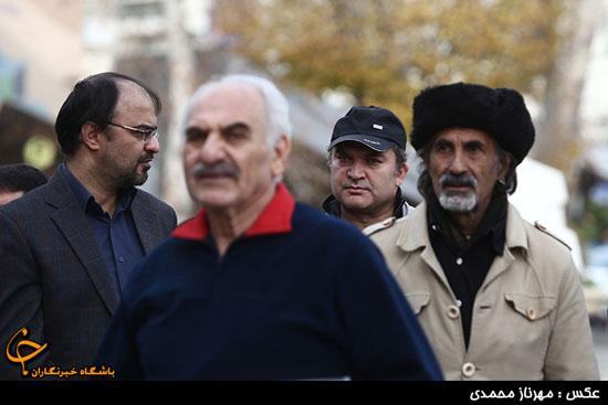 عکس: چهره‌‌ها در تشییع پیکر مجید بهرامی