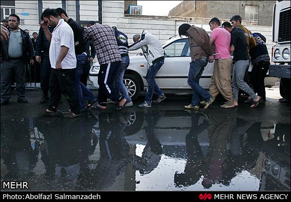 گزارش تصویری: بازداشت اراذل تهران