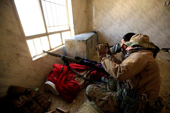 دوئل ارتش عراق و داعش‌ در جنگ تک‌ تیراندازها