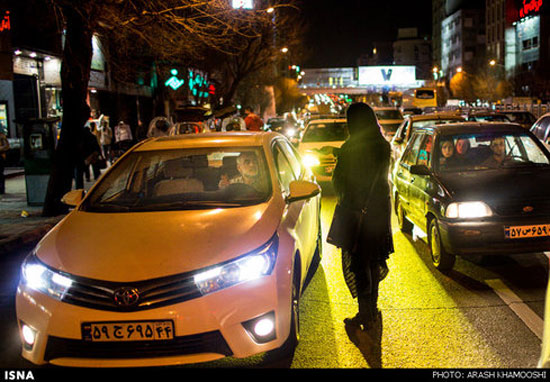 عکس: تهران در آخرین شب تبلیغات
