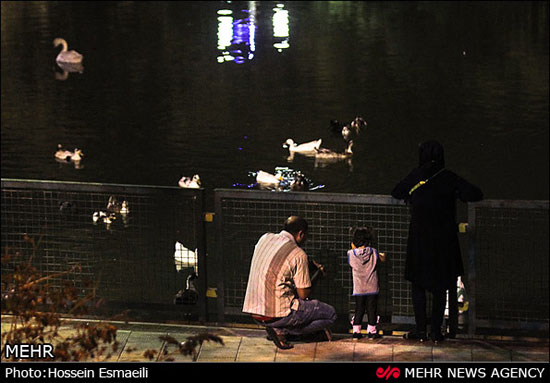 شب نشینی در پارکهای تهران