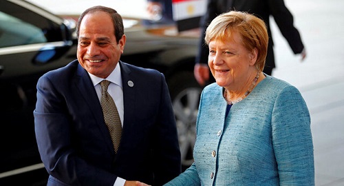 مرکل و سیسی، روابط مصر و آلمان را ستودند