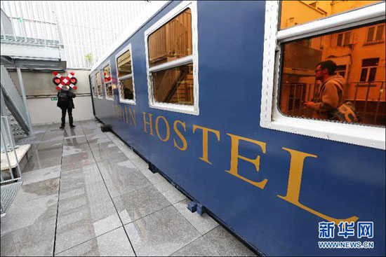 هتلی به سبک قطار در بروکسل +عکس