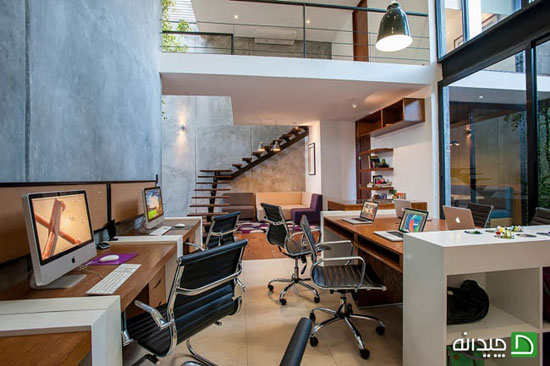 طراحی یک دفتر کار موفق فقط در 65 متر!
