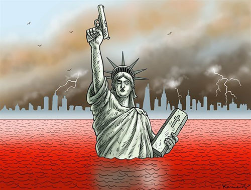 کاریکاتور: آزادی با طعم گلوله!