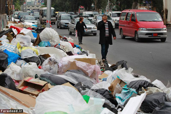 عکس: بحران زباله‌ها در بیروت