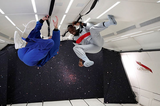 تمرین اوسین بولت همانند یک فضانورد