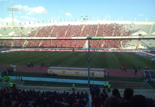 حضور 45 هزار تماشاگر در ورزشگاه آزادی