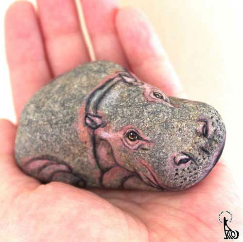 هنرنمایی های شگفت انگیز روی قلوه سنگ