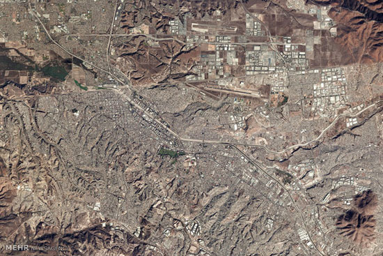 تصاویر ماهواره ای از سطح زمین‎