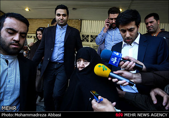 عکس: حضور فاطمه هاشمی در دادگاه انقلاب