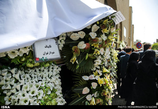 عکس: یادبود مادر همسر روحانی در تهران
