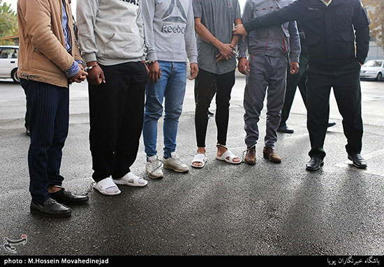 تصاویری از دستگیری زورگیران آزادراه تهران - شمال
