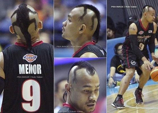 عکس: مدل موی عجیب یک بسکتبالیست!