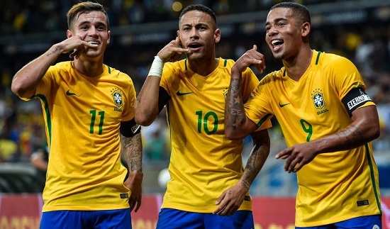 بهترین گلزنان برزیلِ تیته؛ نیمار، ژسوس و کوتینیو