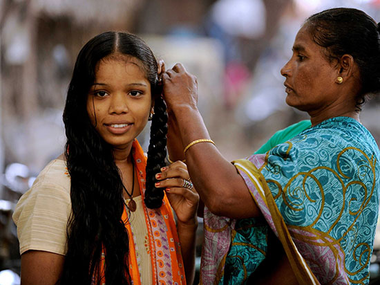 چرا  هندی‌ها موهای پرپشتی دارند؟