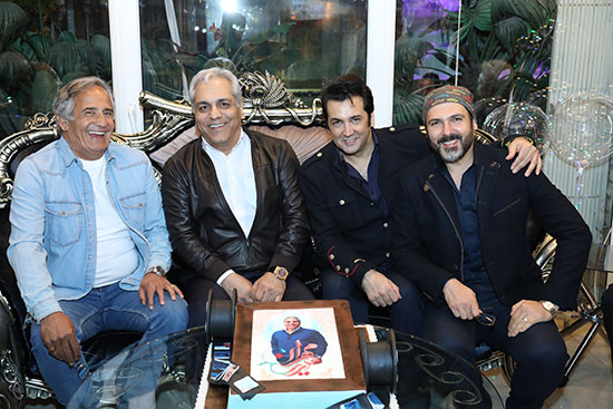 جشن تولد مهران مدیری با حضور هنرمندان