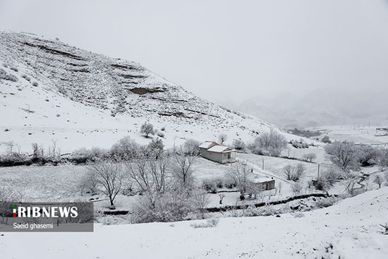 بارش برف در آخرین روز قرن در آذربایجان شرقی 