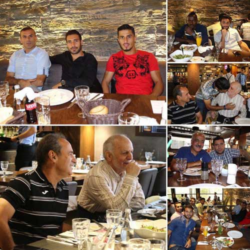 بازیکنان پرسپولیس در ضیافت ناهار برانکو