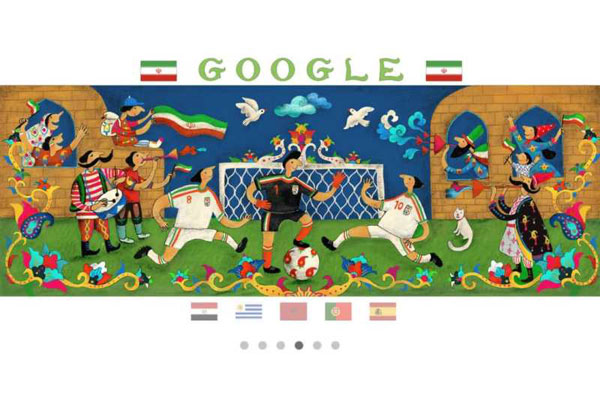 «گوگل» هم حال و هوای جام جهانی پیدا کرد
