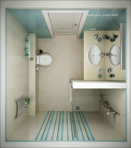 ایده های بسیار عالی برای حمام های کوچک