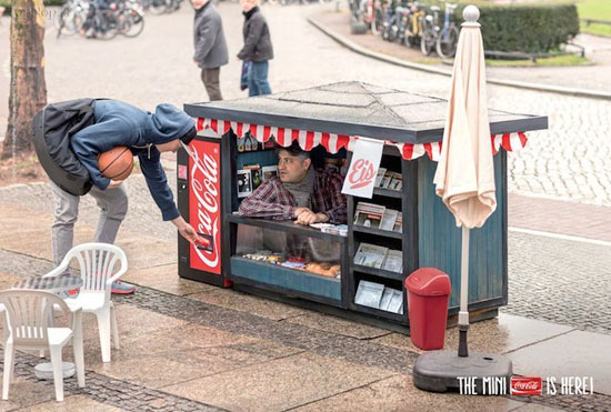 ایده تبلیغاتی فوق‌العاده جالب کوکاکولا +عکس