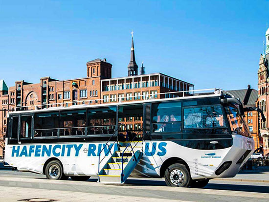 Hafencity Riverbus، اتوبوس دوزیست آلمانی