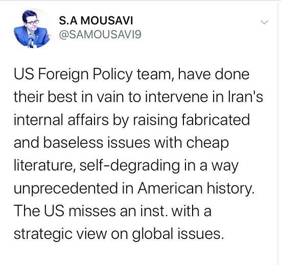 روایت موسوی از تلاش آمریکا برای دخالت در ایران