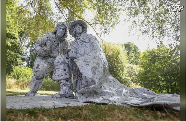 رژه مجسمه‌های زنده در بلژیک