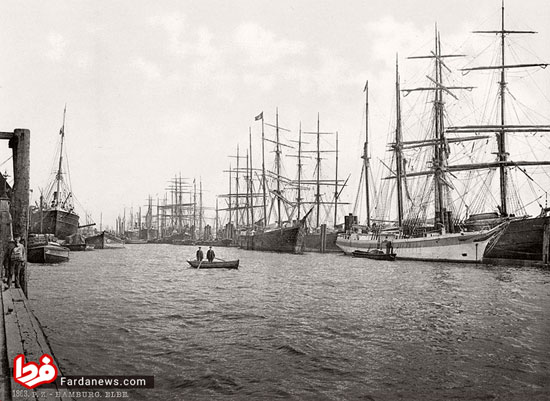 تصاویر تاریخی از هامبورگ در دهه 1890