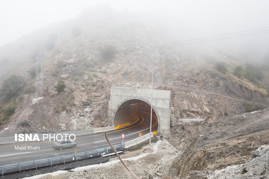 طولانی‌ترین تونل خاورمیانه در آزادراه تهران - شمال