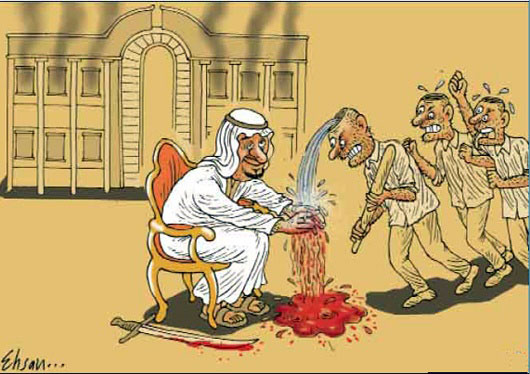 کارتون: خدمت خودسرها به مقامات سعودی!