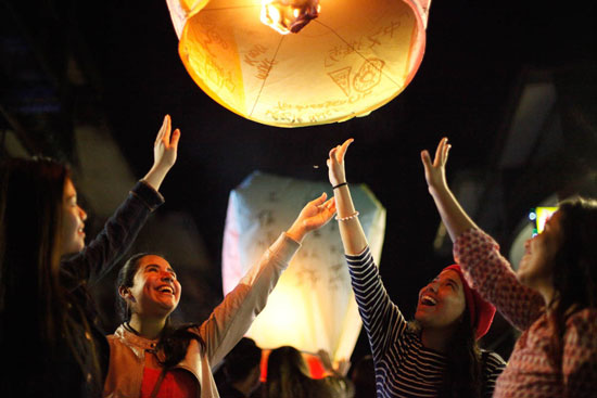 جشنواره فانوس‌های بالونی در تایوان