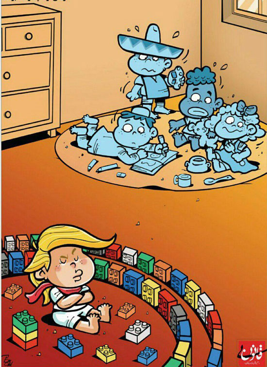 کاریکاتور: بچه بازی ترامپ!