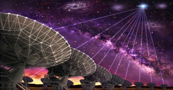 کشف محل ارسال امواج رادیویی خارج از کهکشان