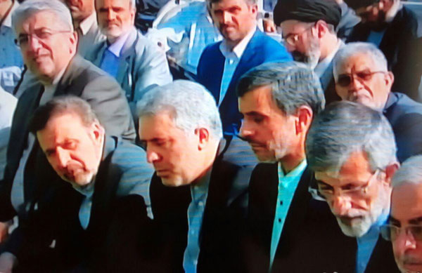 محمود احمدی نژاد در مصلی تهران