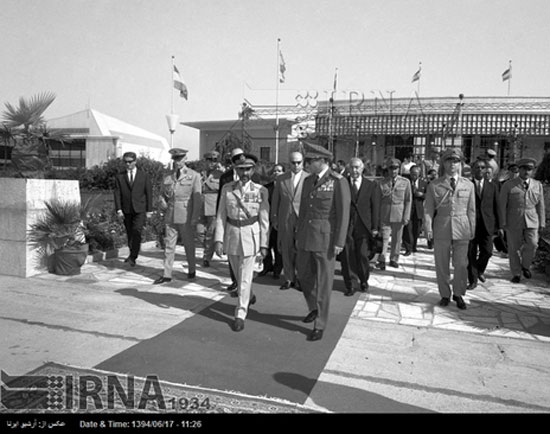 عکس: سفر امپراتور اتیوپی به ایران سال 43
