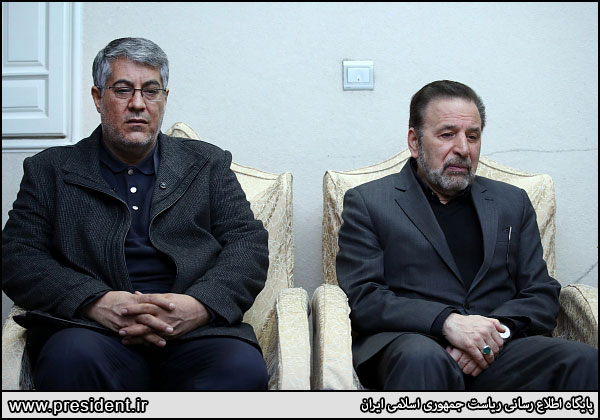 حضور روحانی در منزل سردار شهید سلیمانی